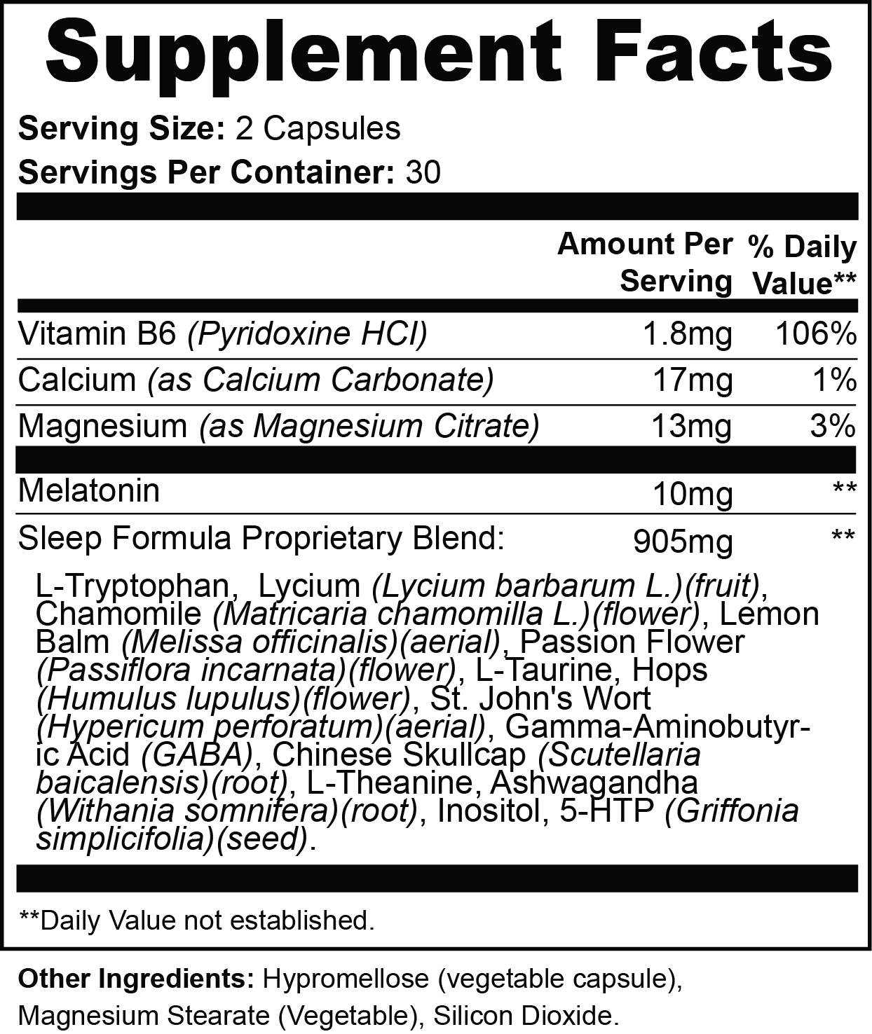 Sleep Support Capsules | Magnesium & Melatonin for Deep, Restful Sleep | MistMg™