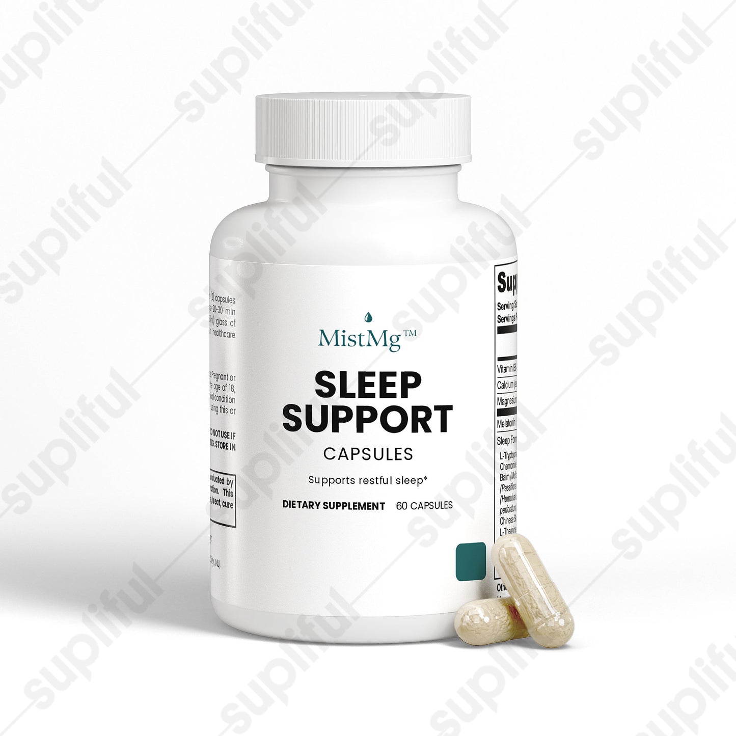 Sleep Support Capsules | Magnesium & Melatonin for Deep, Restful Sleep | MistMg™
