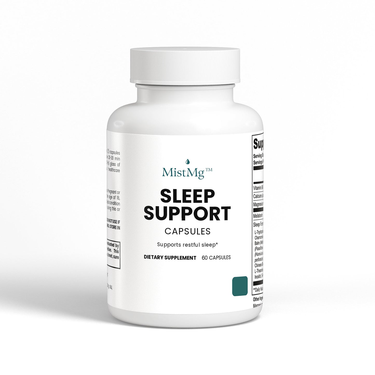 Sleep Support Capsules | Magnesium & Melatonin for Deep, Restful Sleep | MistMg™
