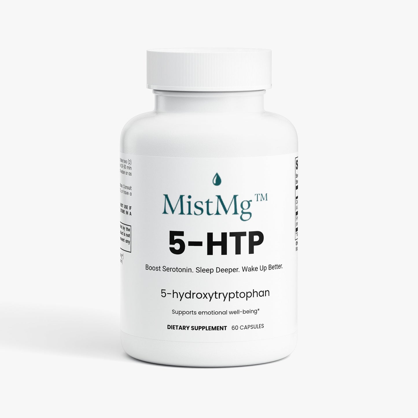 MistMg™ 5-HTP | Serotonin Support | Better Sleep & Mood | 60 Capsules