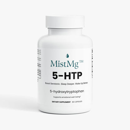 MistMg™ 5-HTP | Serotonin Support | Better Sleep & Mood | 60 Capsules