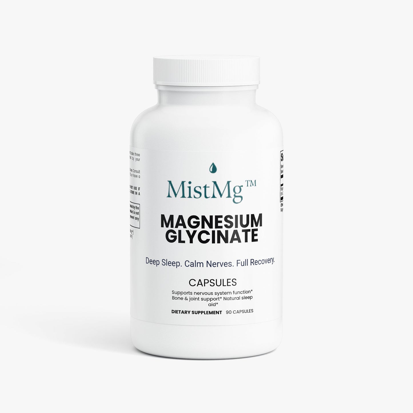 MistMg™ Magnesium Glycinate | Deep Sleep & Muscle Recovery | 90 Capsules