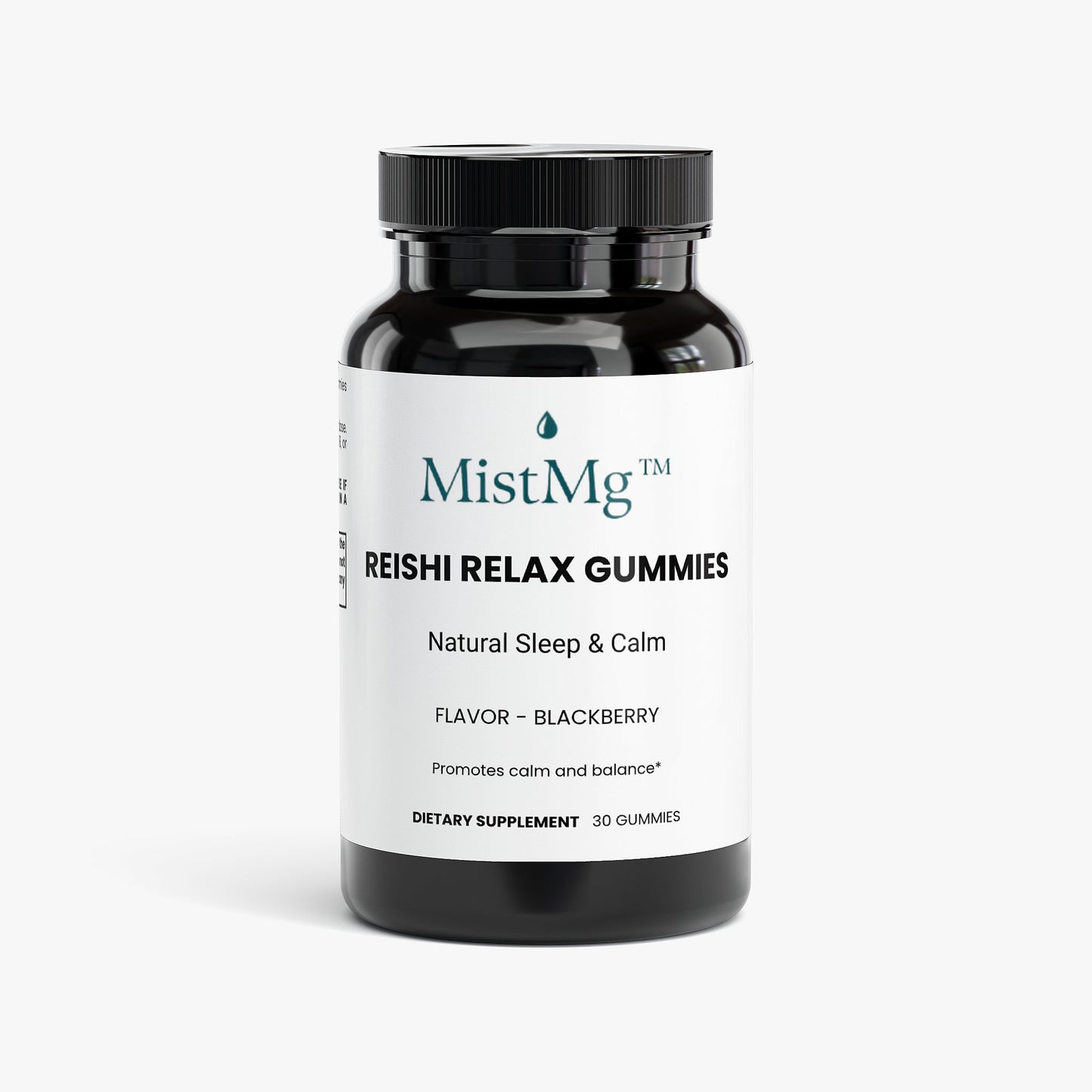 MistMg™ Reishi Relax Gummies | Natural Calm & Sleep Support | 60 Count