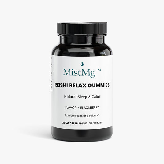 MistMg™ Reishi Relax Gummies | Natural Calm & Sleep Support | 60 Count