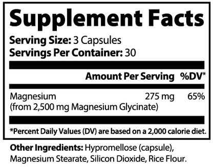 MistMg™ Magnesium Glycinate | Deep Sleep & Muscle Recovery | 90 Capsules