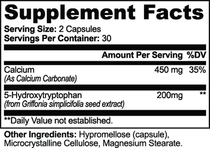MistMg™ 5-HTP | Serotonin Support | Better Sleep & Mood | 60 Capsules